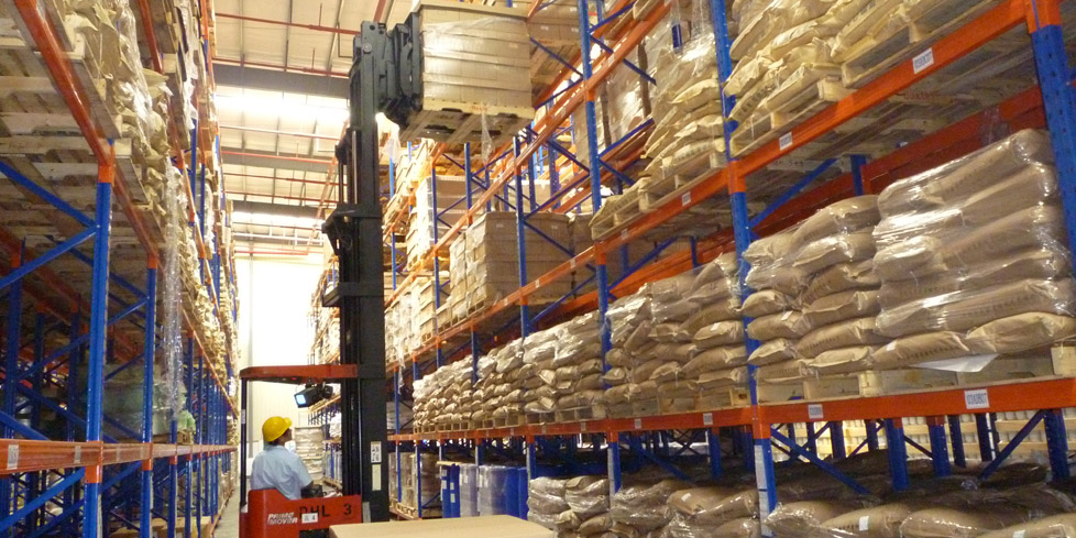 双深度双伸式货架系统 双深度双伸式货架系统