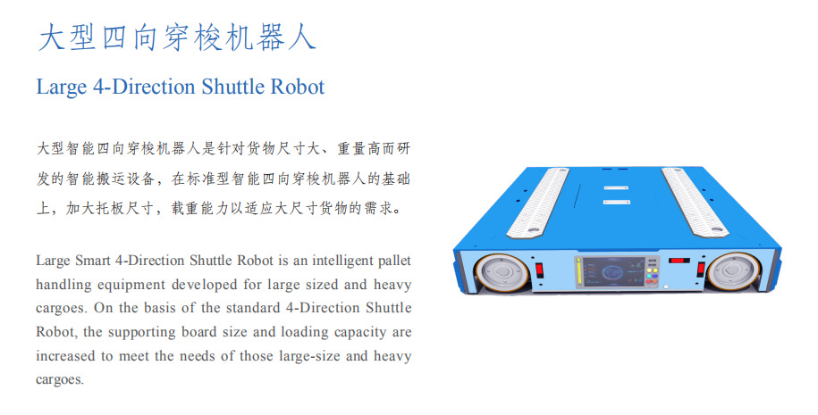 四向穿梭车智能密集型自动化立体仓库