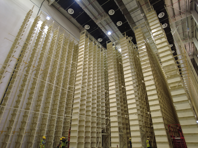 新能源静置货架堆垛机立库系统